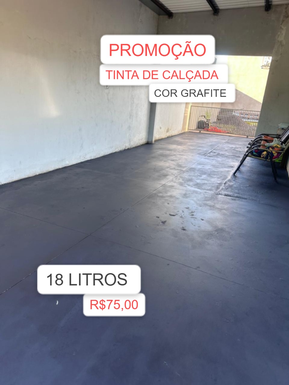 Tinta industrial para calçada 18 litros  imagem 6